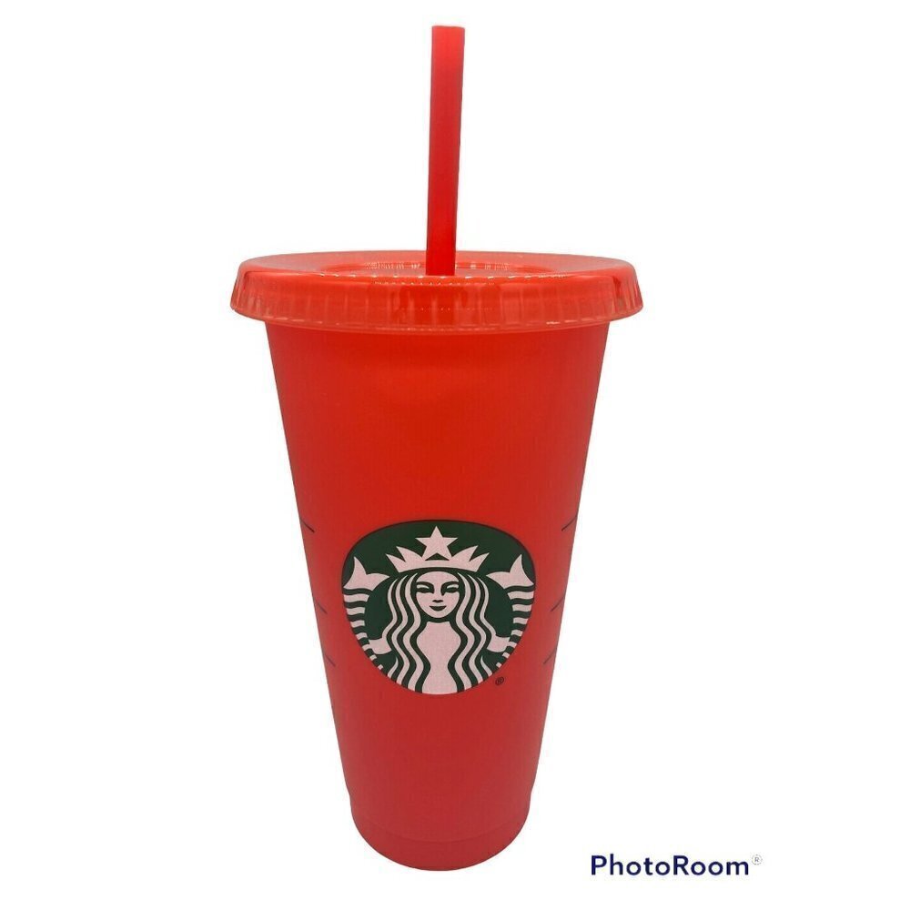 Starbucks 2020 Changing Color Red Tumbler Cold Cup Limited Edition,  24 fL oz